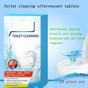 Sltwyw Toilet Cleaning Effervescent Tablets: 16-Pack for Effective Odor Control and Thorough Toilet Cleaning Solutions, Cleaning Essentials